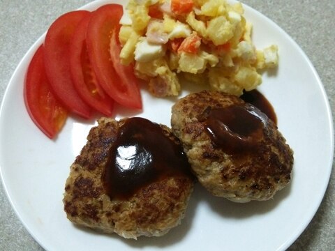 食パン活用☆ハンバーグ